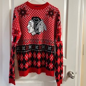 Chicago Blackhawks Ugly Christmas Sweater